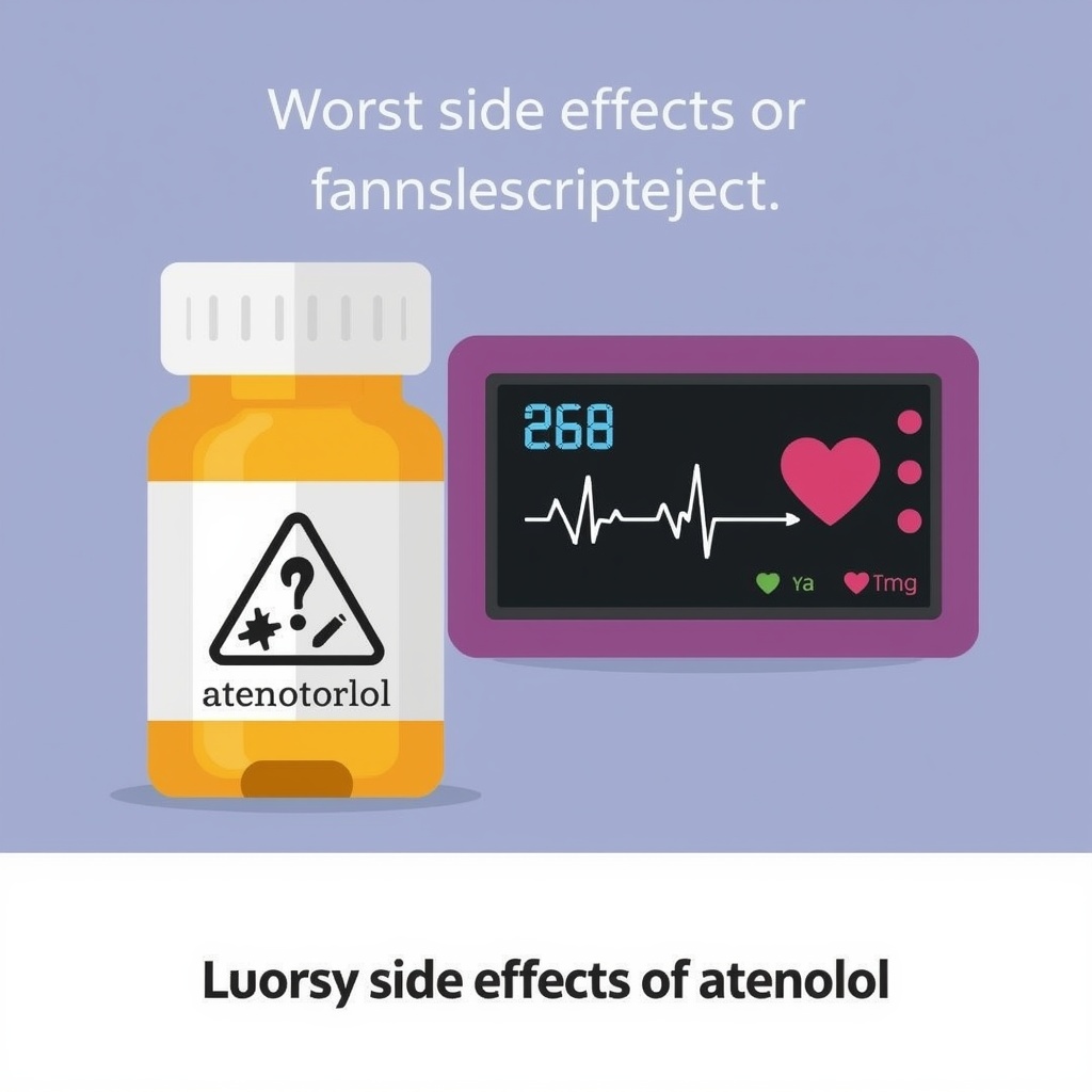What are the worst side effects of atenolol — risks, red flags, and what to watch for